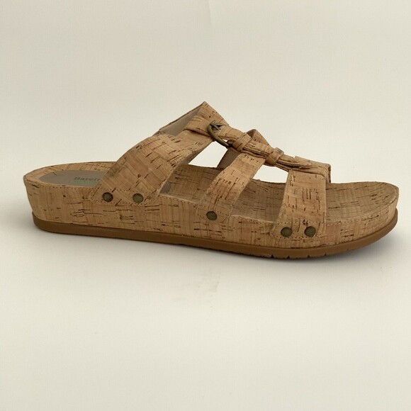 Baretraps Sandals Cella Cork Open Toe Mule Tan 11 - Picture 2 of 10